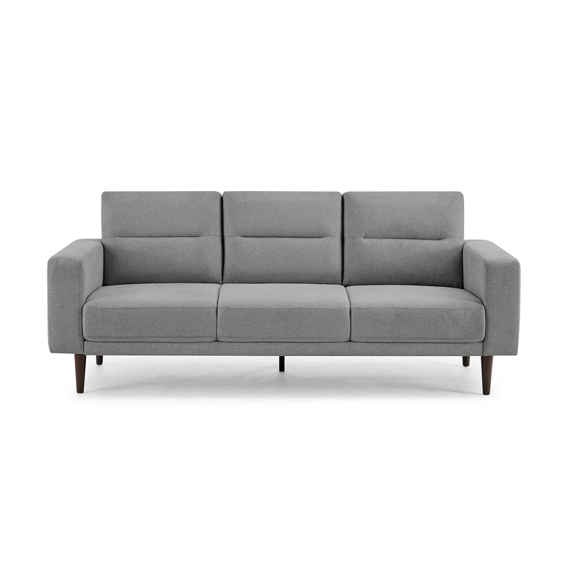 Heros 214.1Cm Square Arms Sofa, Grey
