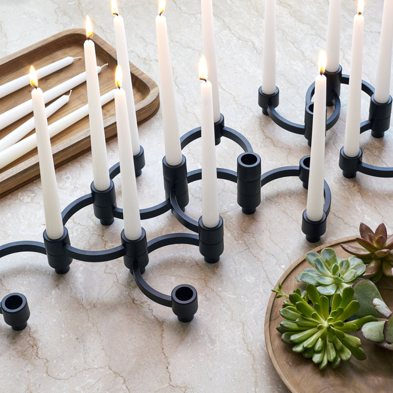 Eos 1.75'' H Metal Tabletop Candelabra