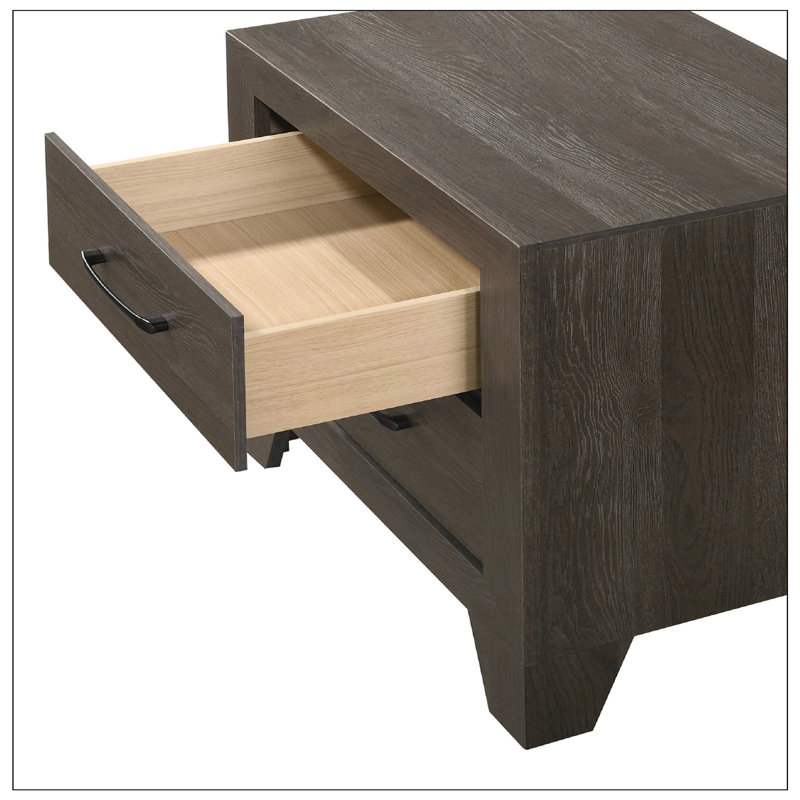 Nightstand For Bedroom, Brown