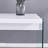 The Top Of The Coffee Table Is Made Of MDF And White Stickers, And The Sides Are Clear Tempered Glass. The Design Is Simple And Elegant, And The Structure Is Strong.