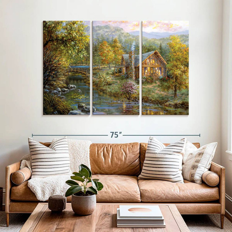 Lilie A Peaceful Grove, 42" H x 65" W