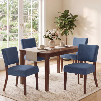 Upholstered Solid Wood Parsons Side Dining Chair
