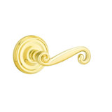 Scroll Passage (Hall & Closet) Door Lever with Round Rosette