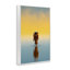 «Astronaut with Ombre Sunset», art de la giclée encadrée par RB