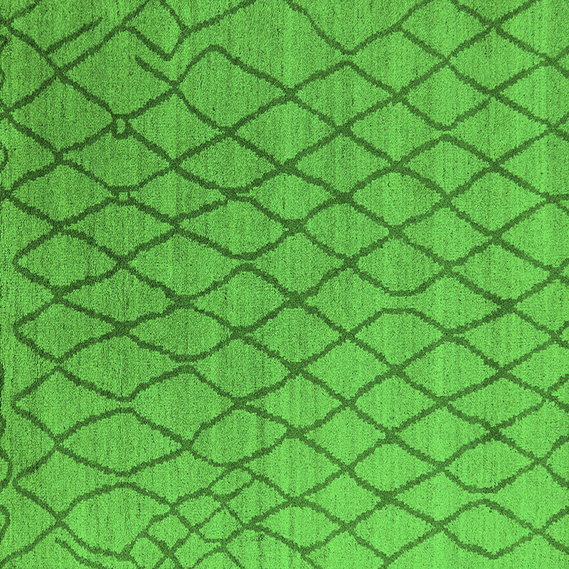 Washable Geometric Indoor Rug, Square 3'
