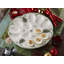 Spode Christmas Tree Devilled Egg Dish 13"