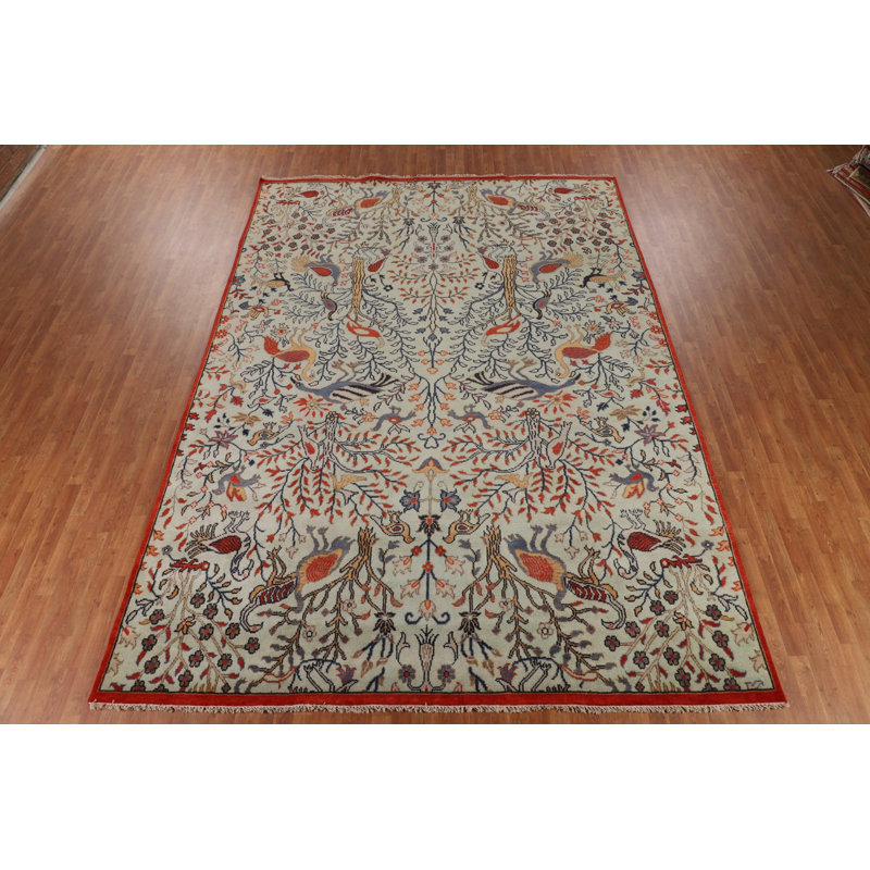 Tapis oriental vert All-Over Animaux All-Over Ziegler