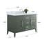 Ensemble de meuble-lavabo simple 48 po avec plateau en marbre Chambery-122239073-122239076