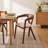 Greco Solid Wood Frame Dining Armchair-333873545