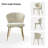 Euclid Modern Tufted Velvet Wingback Dining Chair-378648995