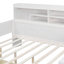Lit de jour en bois avec tablettes de rangement, lit multifonctionnel-218758668-223377684