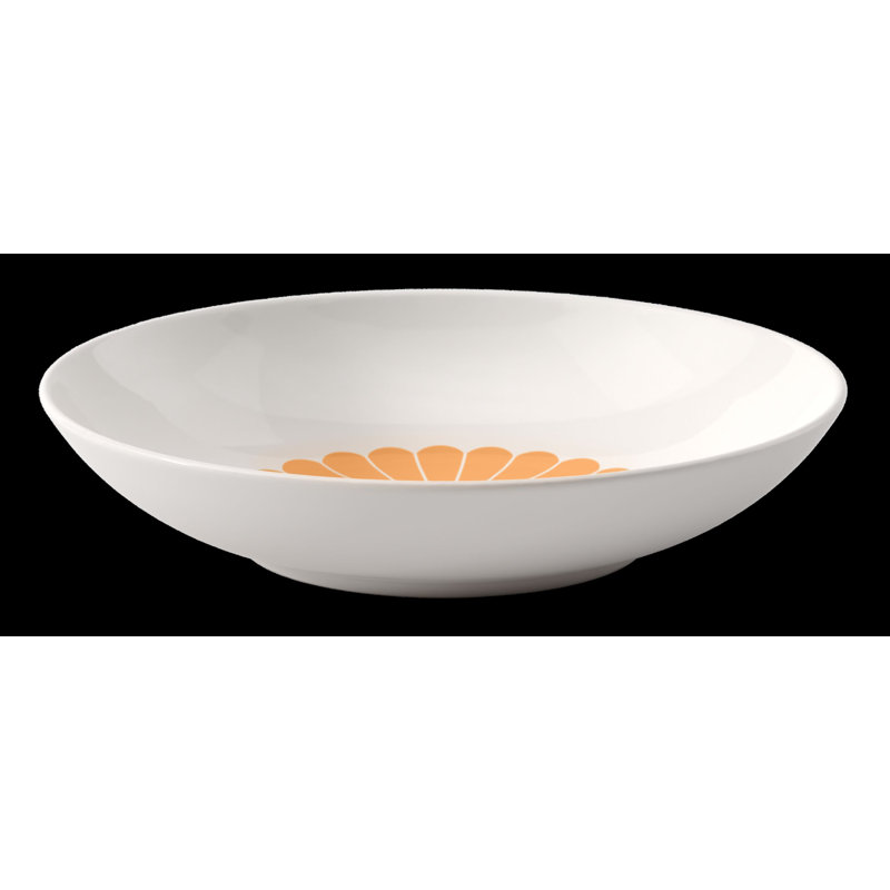Villeroy & Boch Fleur Bleu Collection Pasta Bowl, Premium Porcelain, Made in Germany, Dishwasher and Microwave Safe, Deep Dish for Pasta, Noodles, & Salads, 21 oz Capacity, 9.5 x 2 in, Blue