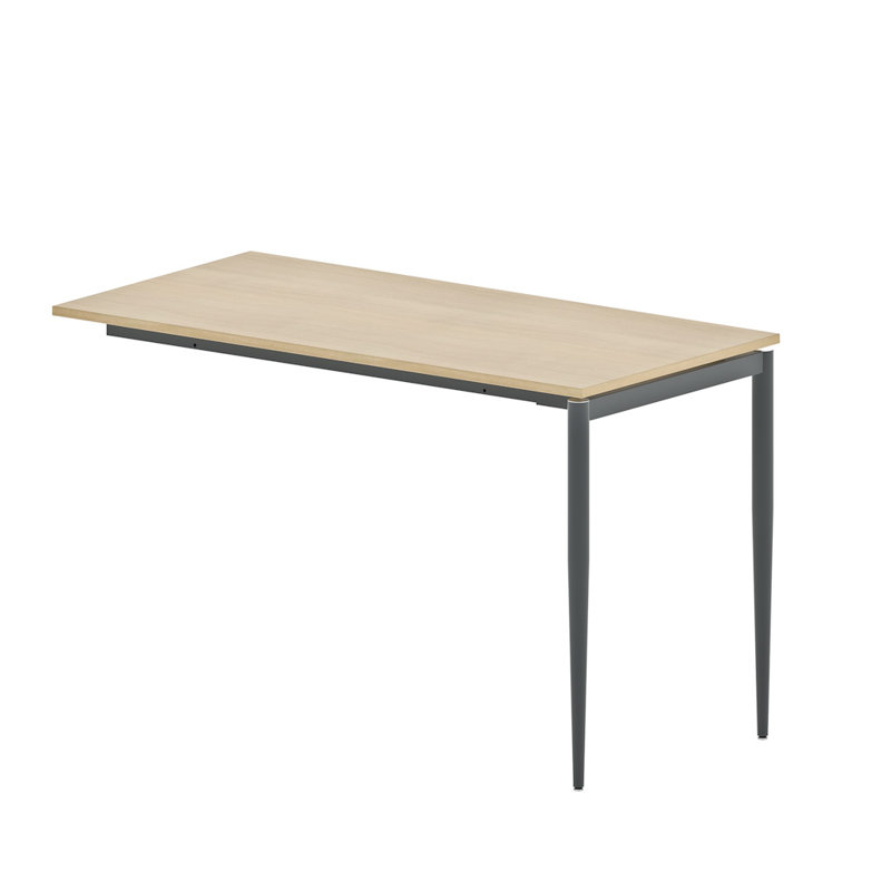 Favors Modular Computer Desk, African Oak/Anthracite
