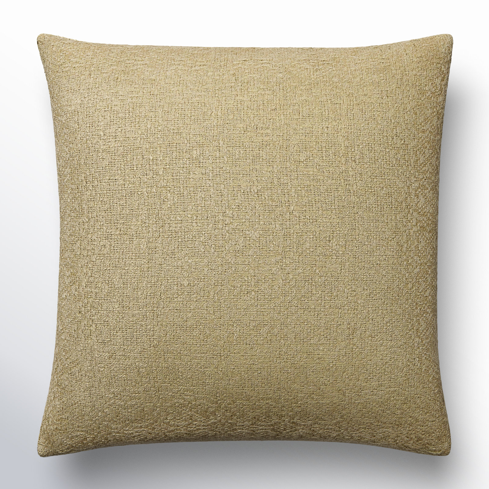 Alcona Throw Pillow, 22"H x 22"W, Down, Khaki