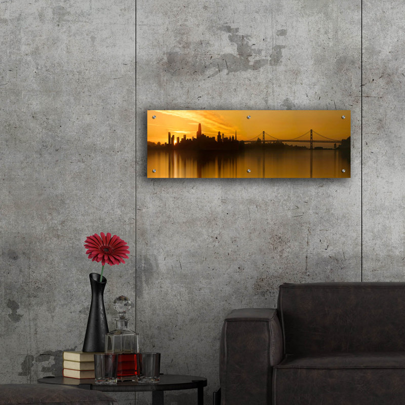 «Urban Fall» par Lee Sie, art en verre acrylique, H 12 po x l 36 po