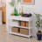 Console Hallway Table With Extra Wide Pull Out Drawer, Open Shelves And  Frame Design,-107122578