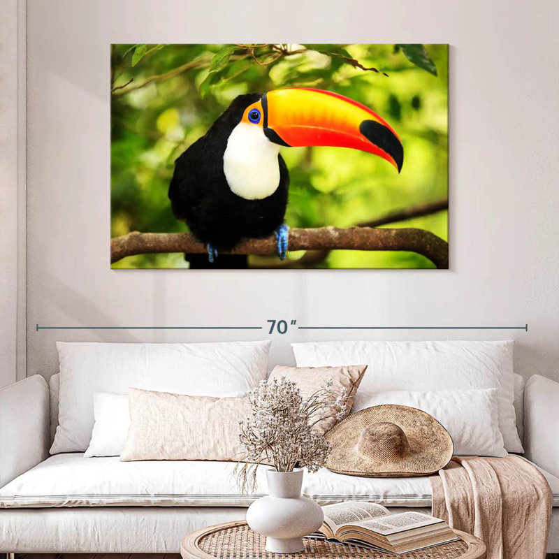 Brampt Toco Toucan, 32" H x 48" W