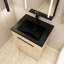 Ensemble de meuble-lavabo simple 24 po avec plateau en céramique Dodou-908516351