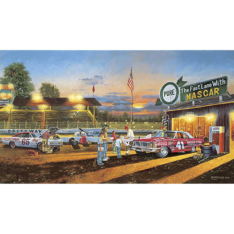 « hier de hero » par dave barnhouse, reproduction d’art