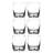 Hidayaah 10.1442oz. 100% Glass Whiskey Glass Set