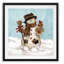« bonhomme de neige », impression encadrée-39345392