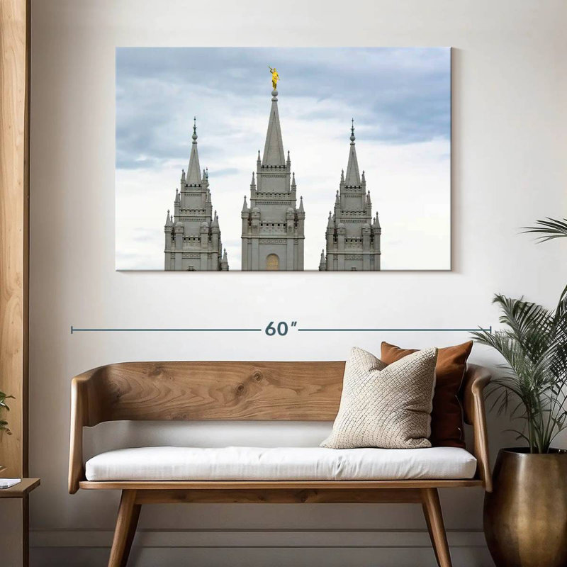 Kavia Salt Lake Temple, 32" H x 48" W