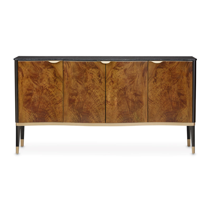 Malibu Crest 74.5'' W Sideboard, Dark Espresso/Mahogany
