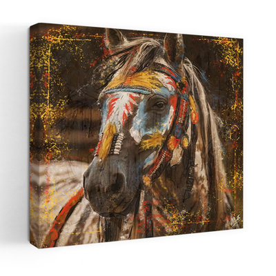 Cheval de guerre n ° 1, art animalier contemporain