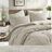 Oversized Cotton Bedding Sets Full Queen, Modern Textured Home Comfort