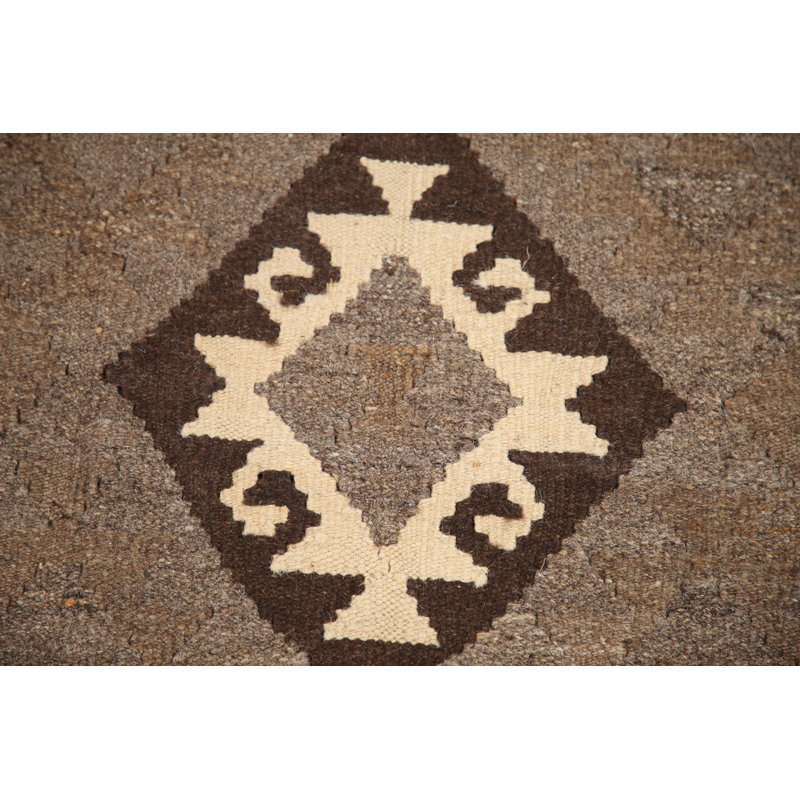 Tapis oriental en laine réversible kilim 5 x 7