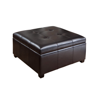 35 Wide Faux Leather with Storage