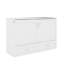 Grand lit escamotable avec tiroir et port USB-50843769
