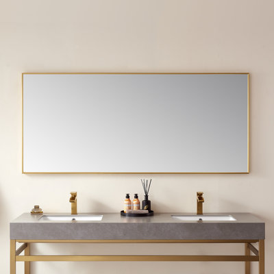 Wallace Metal Flat Wall Mirror