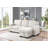 Estelle 86.5"W Beige Fabric Reversible Sleeper Sectional With Storage Chaise Drop-Down Table 2 Cup Holders And 2USB Ports-2080172525
