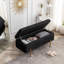 Banc de rangement rembourré en velours Miajah-251652326