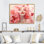 «Pink Pastel Cubism Tones Woman Portrait I - Fashion», art mural