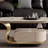 Light luxury design with wheel coffee table-110413710