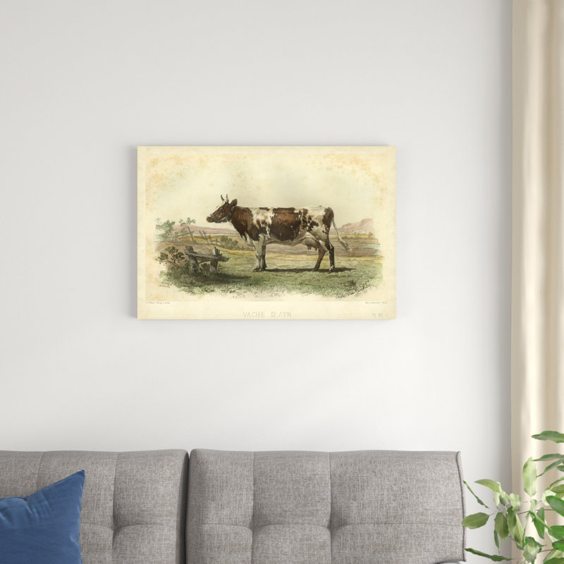 Vache Dayr, H 20 po x l 30 po x P 1,25 po