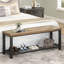 Banc de rangement 47,2 po Hulsté, chêne-255044169-255044175