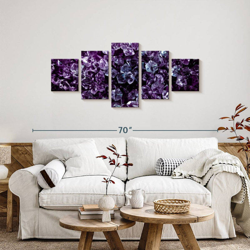 Purple Plastic, 24" H x 55" W