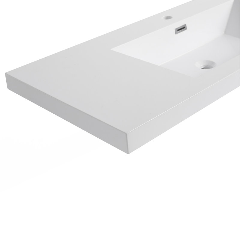 48" Bathroom  Resin Sink