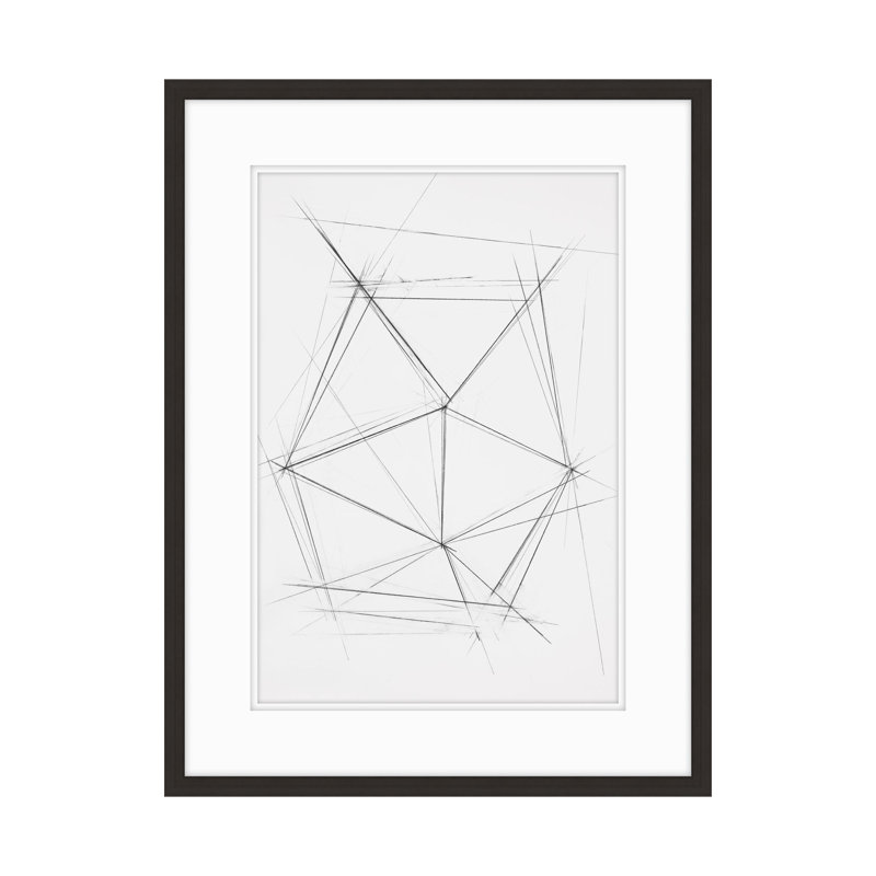 «Geometric progression 3» par Studio L57 - Impression de cadre photo unique sur papier, H 54,25 po x l 41,25 po