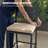 4 - Person Metal Patio Dining Set With 110.24''in W Rectangular Bar Table , Cushions Included-429279905-429279907