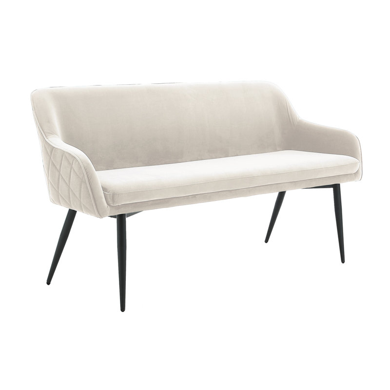 Bahtiyar Upholstered Bench, Cream