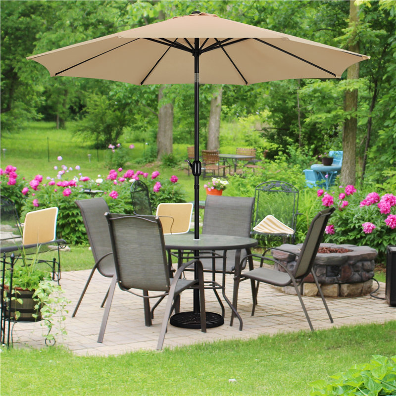 294cm Tilt Market Parasol, Tan
