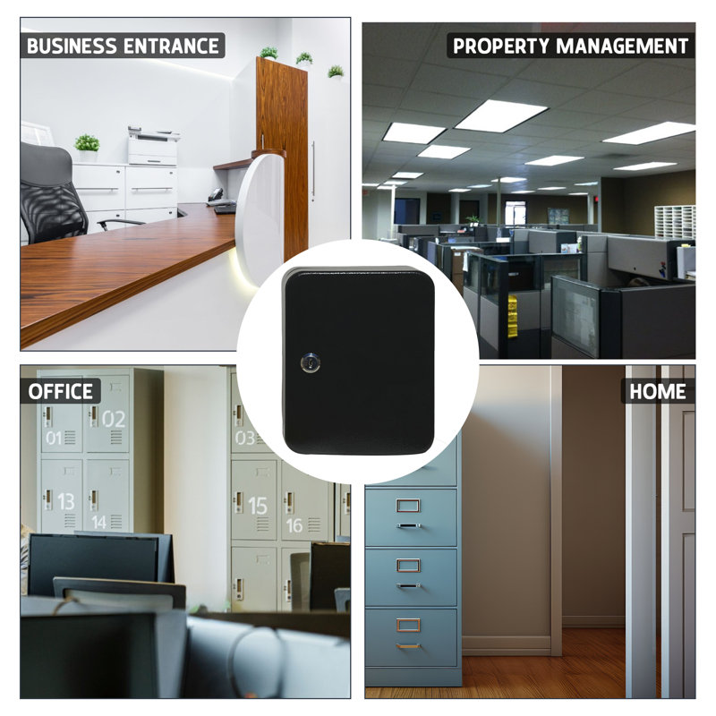 Lockable Key Cabinet Box Wall Mounted