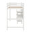 Twin Size Wooden Loft Bed With Shelves, Desk And Writing Board-388965008-388965014