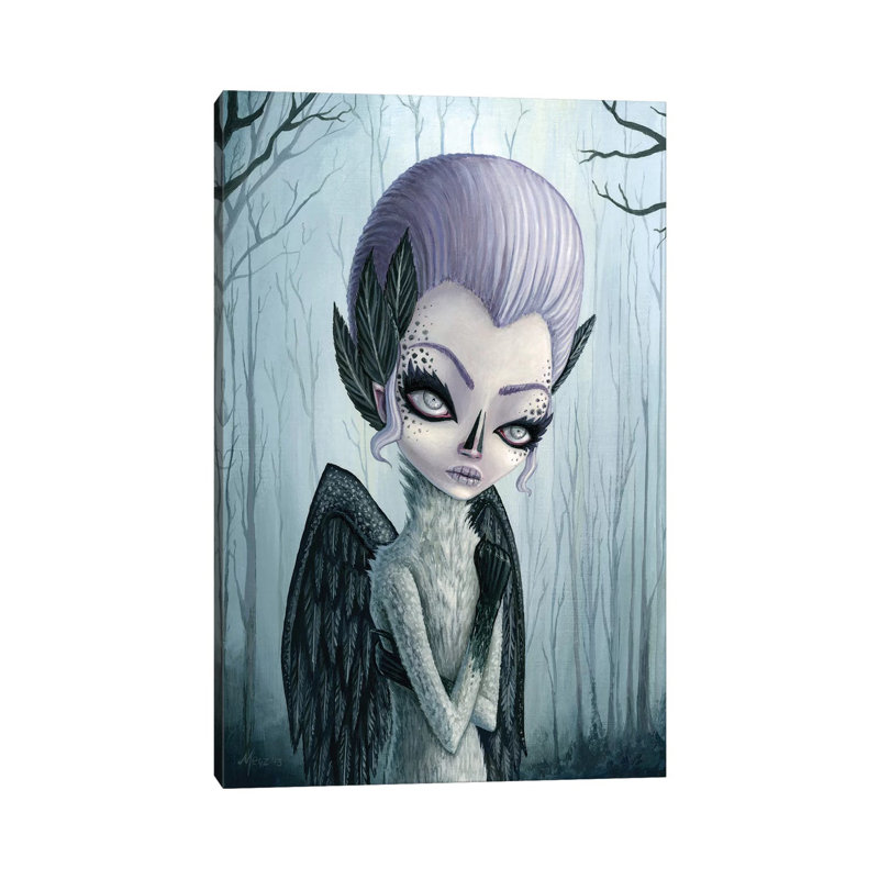 Violet by Megan Majewski - Wrapped Canvas Print, 20.32 cm H x 30.48 cm W