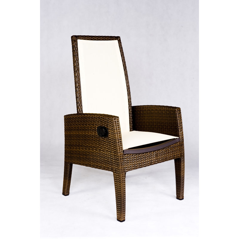 Chaise de patio out of blue, Tissu blanc cassé
