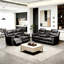 Causeuse inclinable avec housse de console centrale